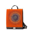 damen-handtasche-filz-leder-orange-designer-shop